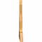 Ekena Millwork Saratoga Rough Sawn Timber Gable Bracket, Western Red Cedar, 48"W x 30"H x 2"D x 6"F, 15/12 Pitch GBW048X30X0206SAR00RWR - alternate 5